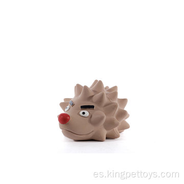 Ladex Pet Toy Hedgehog Sound Dog Toy de látex